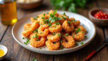 crispy curry leaves prawns