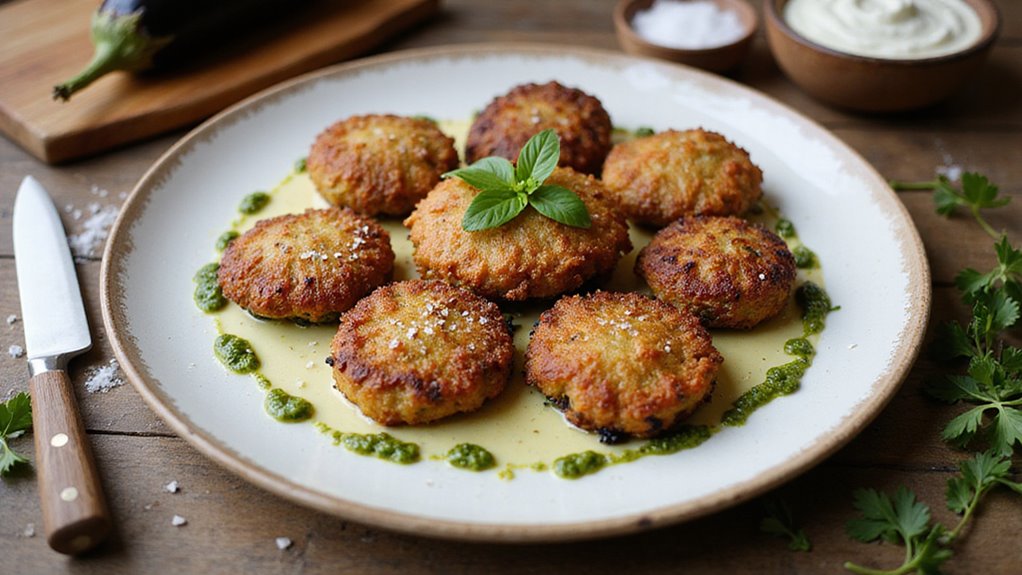 Crispy Eggplant Fritter Recipe