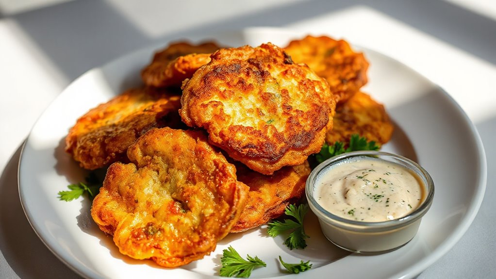 Crispy Fried Eggplant Fritter Recipe 1 Crispy Fried Eggplant Goodness