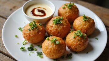 crispy japanese octopus balls