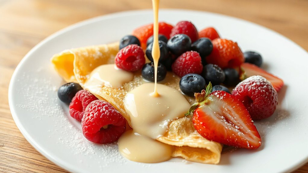 French Crepe Recipe: Delicate Vanilla Perfection 1 Delicate Vanilla Crepes Recipe