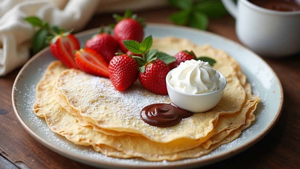 French Crepe Recipe: Delicate Vanilla Perfection 1 Delicate Vanilla French Crepes
