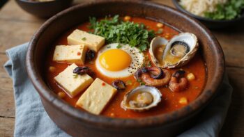delicious korean tofu stew