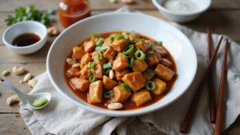 delicious spicy chicken dish