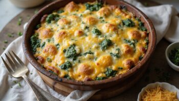 delicious spinach cheese casserole
