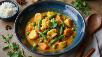 flavorful vegetable curry dish