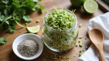 homemade crunchy bean sprouts