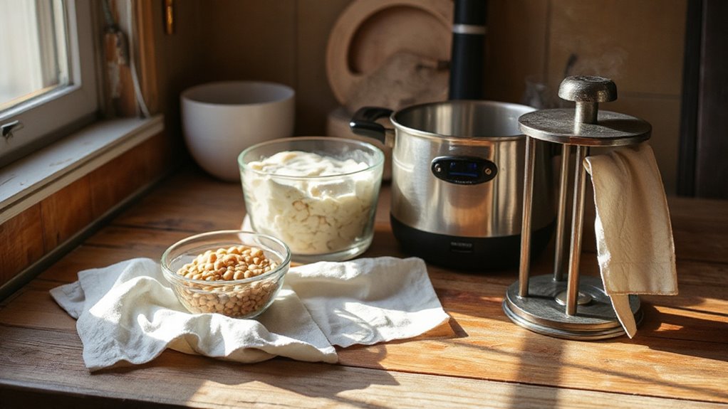 Homemade Tofu Recipe From Scratch 1 Homemade Tofu Making Process