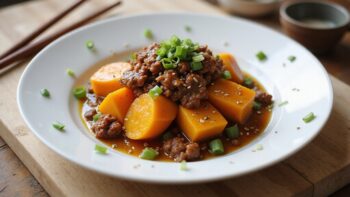 japanese pork mince dish