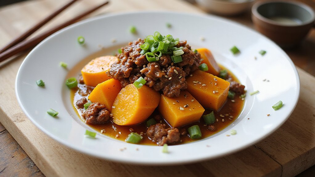 Japanese Pork Mince Dish