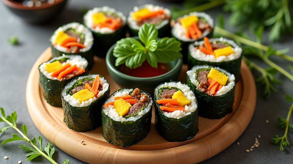Korean Kimbap Lunch Rolls