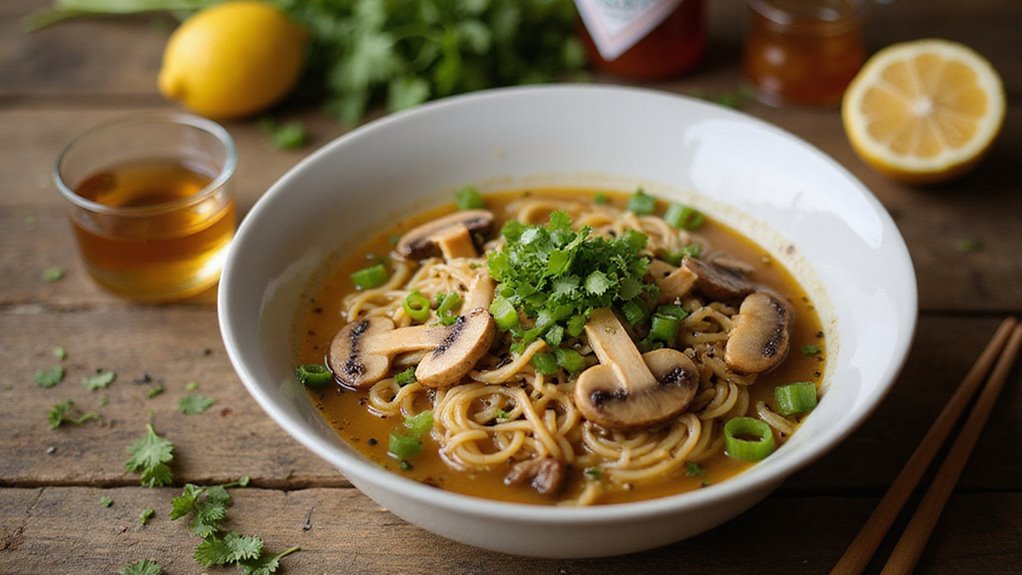 Quick Mushroom Ramen Chinese Soup Recipe 1 Mushroom Ramen Soup Recipe
