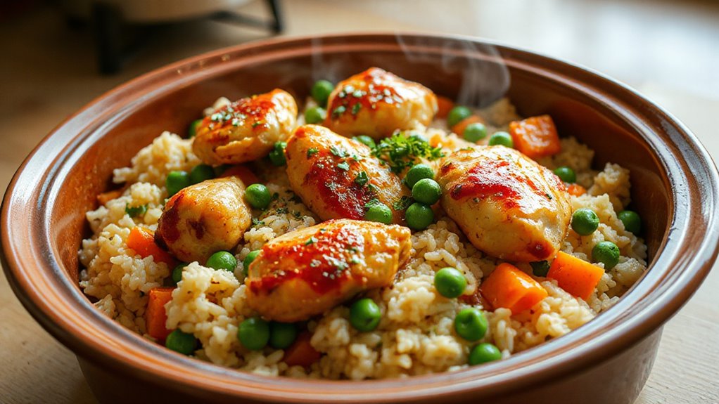 One-Pot Chicken Rice Casserole Recipe 1 One Pot Chicken Rice Casserole