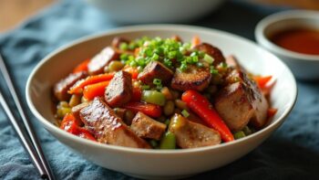 pork stir fry with hoisin