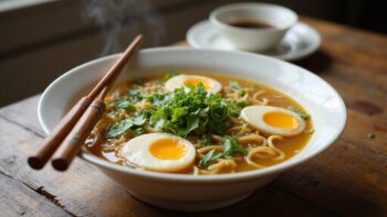 ramen egg drop soup