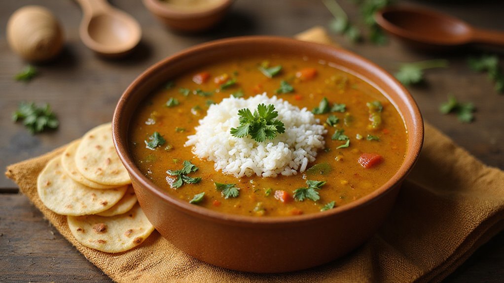 Sambar With Fresh Vegetables