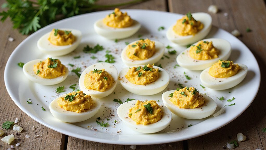 Sardine Filled Deviled Eggs
