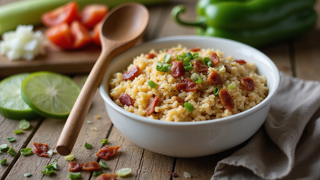 Savory Bacon Rice Dish
