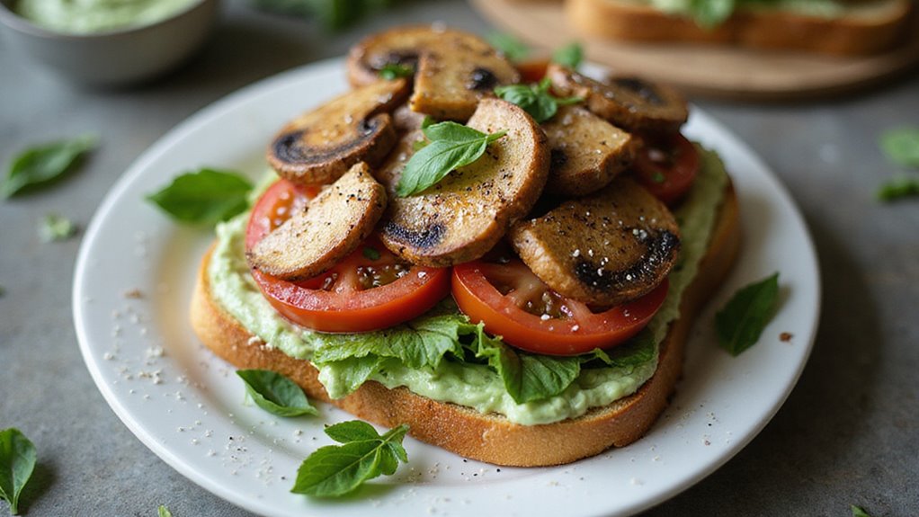 Savory Mushroom Sandwich Recipe