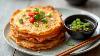 savory vegetable korean pancake