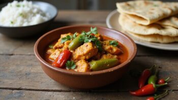 spicy chicken capsicum curry
