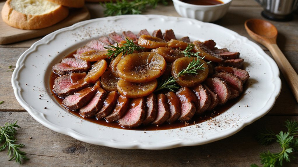 Tender Beef With Gravy