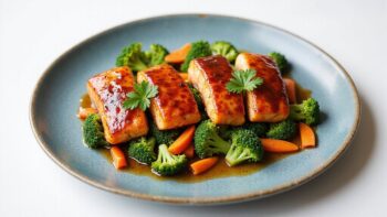 teriyaki salmon with ginger