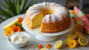 tropical chiffon cake delight