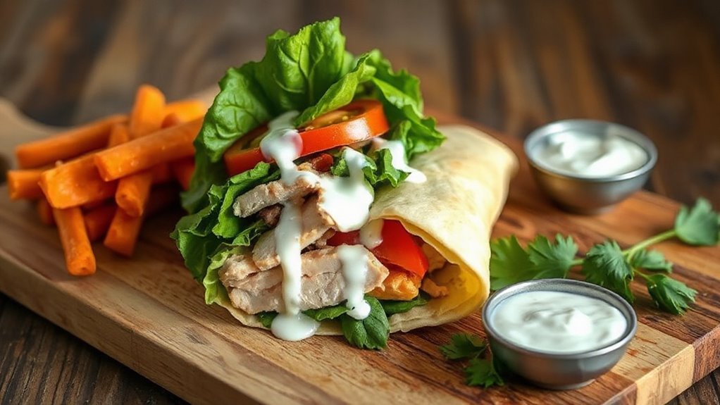 Turkey Ranch Wrap &Amp; Roll-Up Recipe 1 Turkey Ranch Wrap Recipe