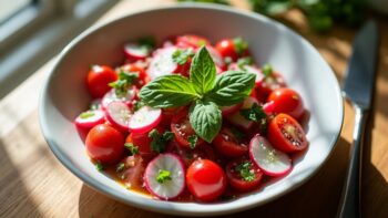 zesty radish lime salad